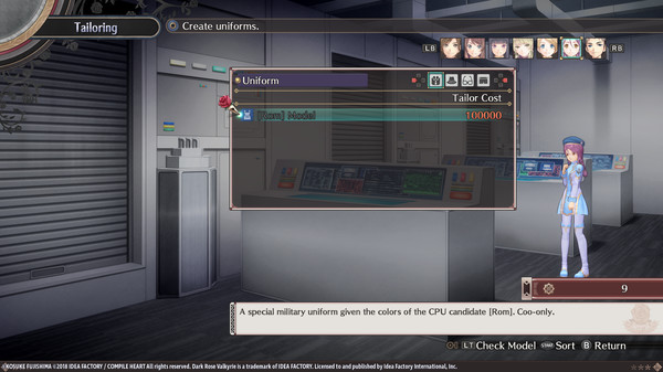 Скриншот из Dark Rose Valkyrie: PV Serial Display Campaign Item Set