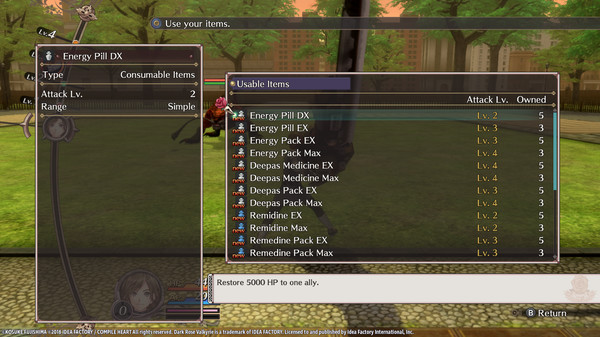 Скриншот из Dark Rose Valkyrie: PV Serial Display Campaign Item Set