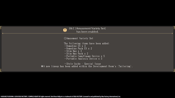 Скриншот из Dark Rose Valkyrie: Amusement Variety Set