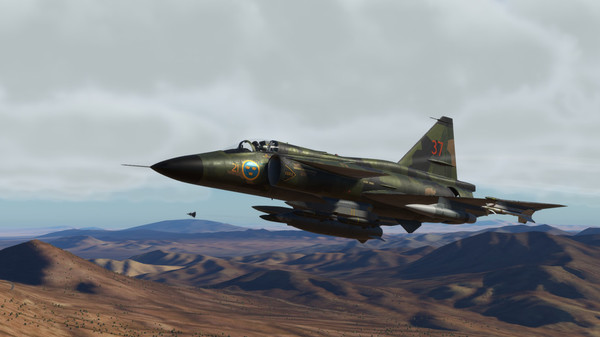 Скриншот из DCS: AJS-37 Viggen - 16-2 Red Flag Campaign