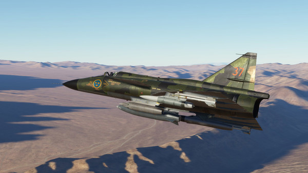 Скриншот из DCS: AJS-37 Viggen - 16-2 Red Flag Campaign