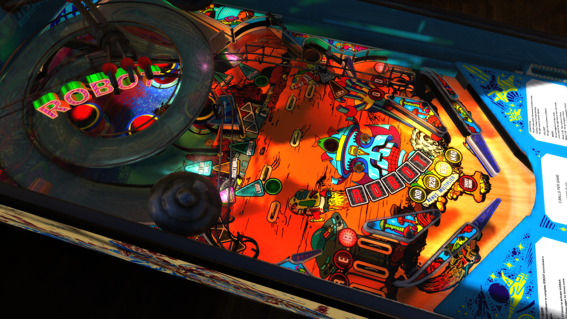 zaccaria pinball steam trading cards