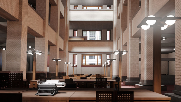 Скриншот из Larkin building by Frank Lloyd Wright
