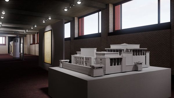 Скриншот из Larkin building by Frank Lloyd Wright