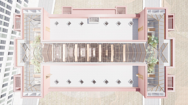 Скриншот из Larkin building by Frank Lloyd Wright