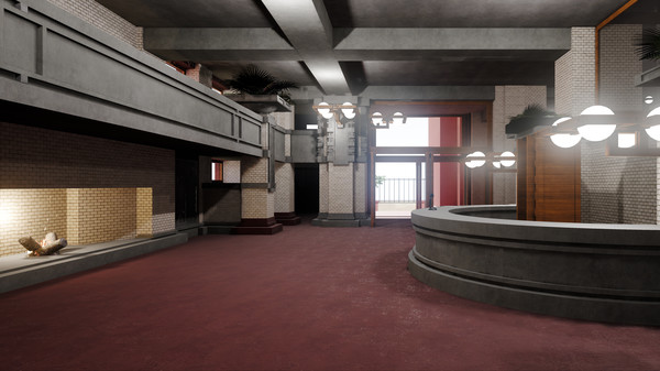 Скриншот из Larkin building by Frank Lloyd Wright