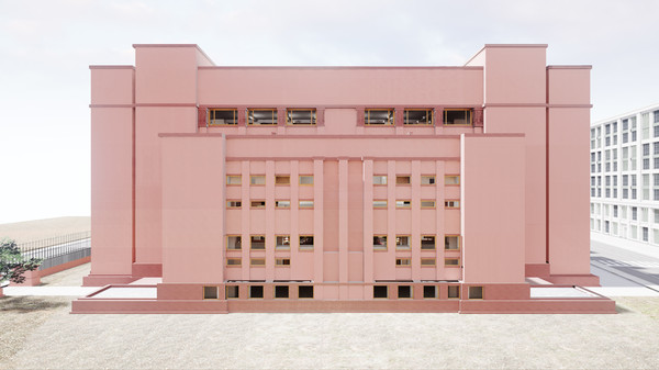 Скриншот из Larkin building by Frank Lloyd Wright