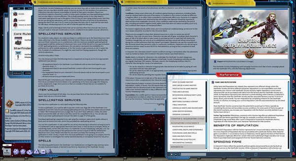 Скриншот из Fantasy Grounds - Starfinder RPG - Starfinder Society Roleplaying Guild Guide (SFRPG)