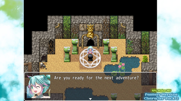 Скриншот из RPG Maker MV - Fantasy Heroine Character Pack 2