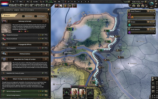 Скриншот из Hearts of Iron IV: Man the Guns