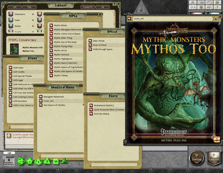 Скриншот из Fantasy Grounds - Mythic Monsters #21: Mythos Too (PFRPG)