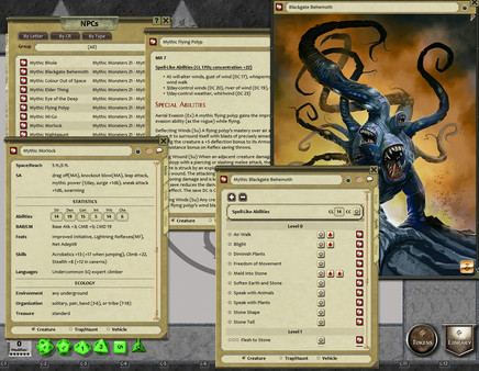 Скриншот из Fantasy Grounds - Mythic Monsters #21: Mythos Too (PFRPG)