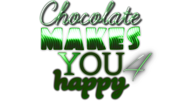 Chocolate makes you happy 4 Logo