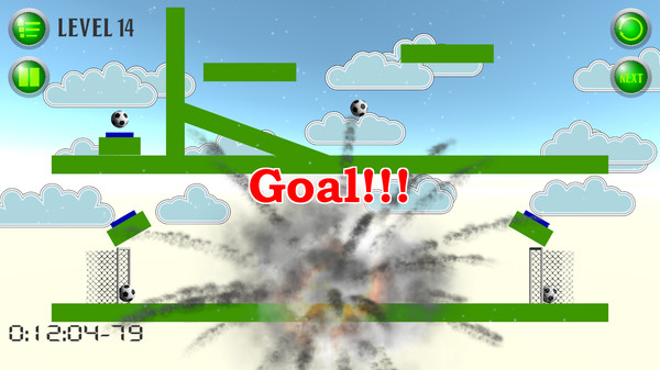 Скриншот из Score a goal 2 (Physical football)
