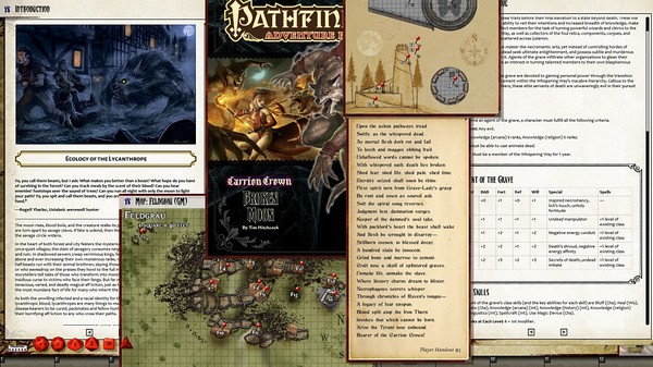 Скриншот из Fantasy Grounds - Pathfinder RPG - Carrion Crown AP 3: Broken Moon (PFRPG)