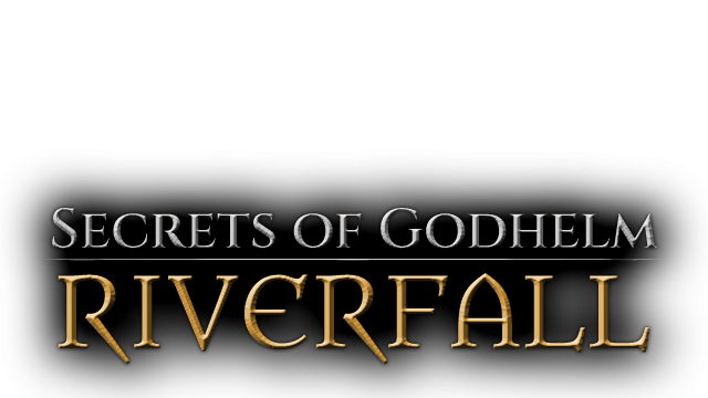 Secrets of Godhelm: Riverfall Logo