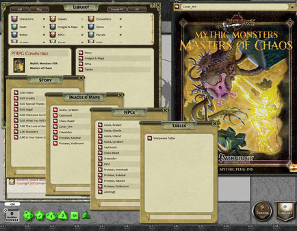 Скриншот из Fantasy Grounds - Mythic Monsters #24: Masters of Chaos (PFRPG)