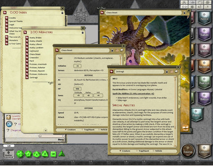 Скриншот из Fantasy Grounds - Mythic Monsters #24: Masters of Chaos (PFRPG)
