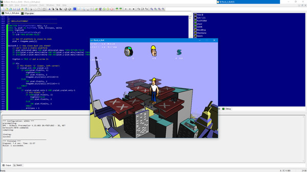 Скриншот из GLBasic SDK