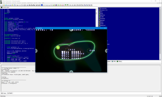 Скриншот из GLBasic SDK