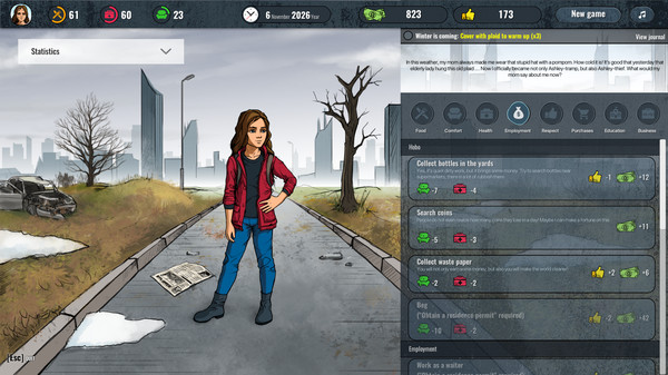 Ashley: The Story Of Survival game for Linux 1