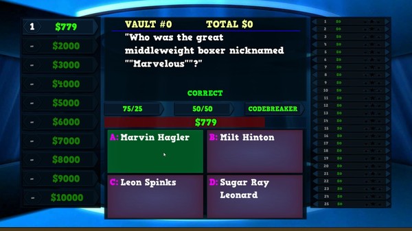 Скриншот из Trivia Vault: Boxing Trivia