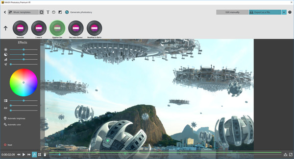 Скриншот из MAGIX Photostory Premium VR Steam Edition