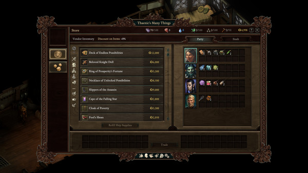 Скриншот из Pillars of Eternity II: Deadfire - The Deck of Many Things