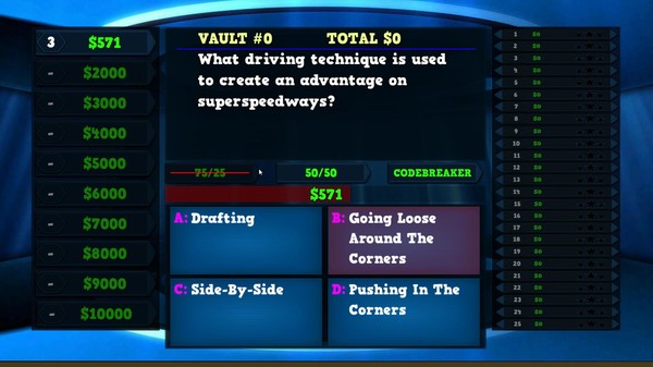 Trivia Vault: Auto Racing Trivia requirements