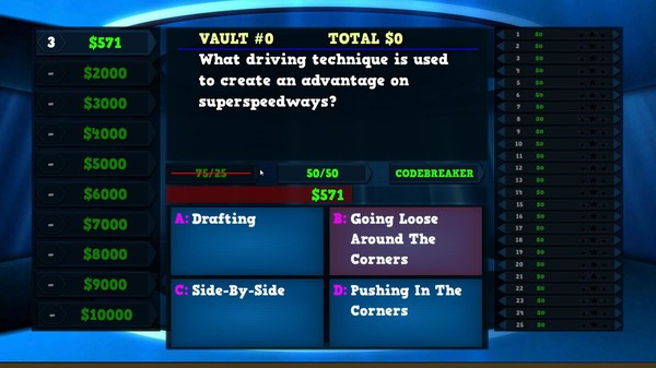Скриншот из Trivia Vault: Auto Racing Trivia
