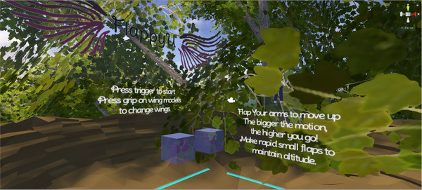 FlappyU VR game for Linux 1