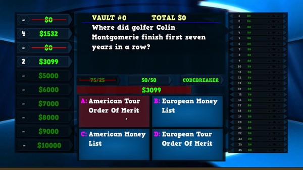 Скриншот из Trivia Vault: Golf Trivia