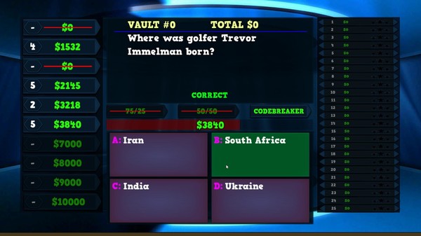 Trivia Vault: Golf Trivia recommended requirements