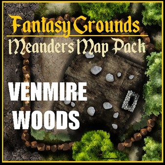 Скриншот из Fantasy Grounds - Meanders Map Pack: Venmire Woods (Map Pack)