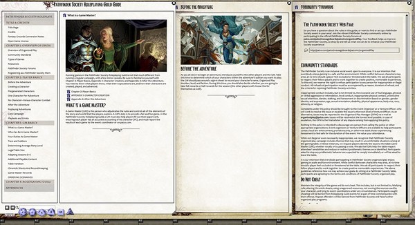 Скриншот из Fantasy Grounds - Pathfinder Society Roleplaying Guild Guide (PFRPG)