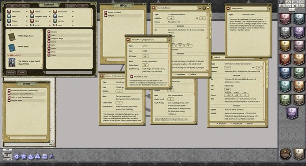 Скриншот из Fantasy Grounds - The Valkyrie: A New Hybrid Class (PFRPG)