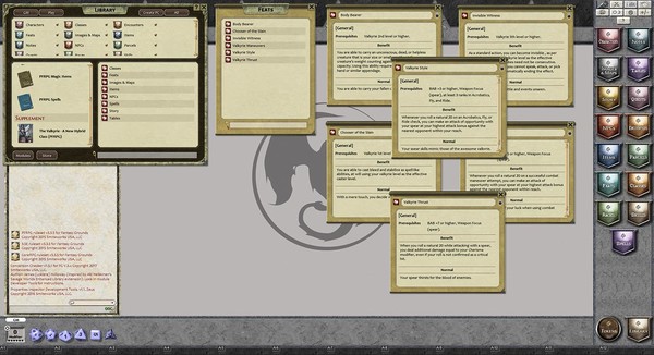 Скриншот из Fantasy Grounds - The Valkyrie: A New Hybrid Class (PFRPG)