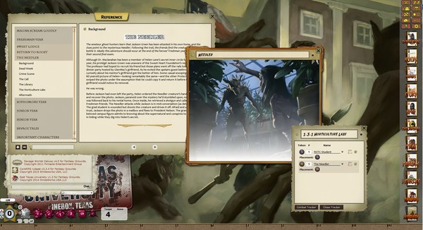 Скриншот из Fantasy Grounds - ETU: Degrees of Horror (Savage Worlds)