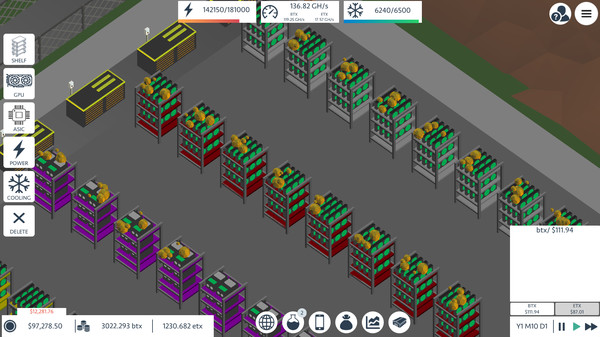 Blockchain Tycoon game for Linux 1