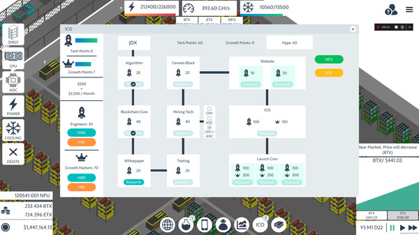 Blockchain Tycoon game for windows Pc 1