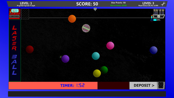 Laser Ball game for windows Pc 1