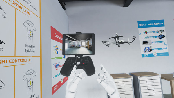 School Fab Lab VR game for Linux 1