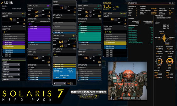 Скриншот из MechWarrior Online™ Solaris 7 Heroes Starter Pack