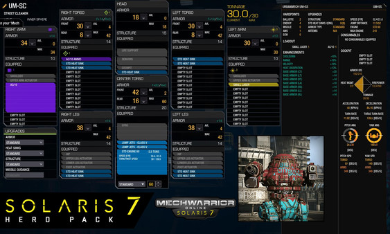 Скриншот из MechWarrior Online™ Solaris 7 Heroes Starter Pack