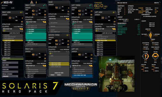 Скриншот из MechWarrior Online™ Solaris 7 Heroes Starter Pack