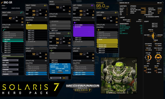 Скриншот из MechWarrior Online™ Solaris 7 Heroes Starter Pack