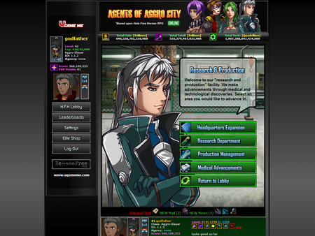 Скриншот из Agents of Aggro City Online