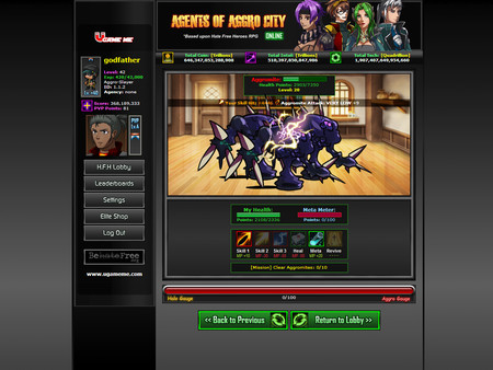 Скриншот из Agents of Aggro City Online