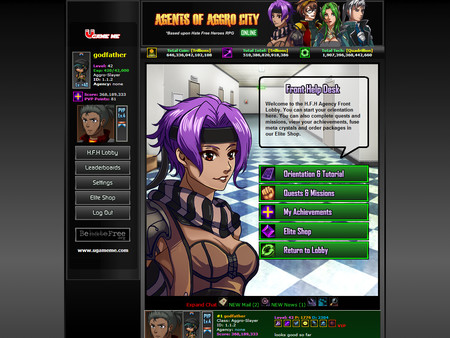 Скриншот из Agents of Aggro City Online