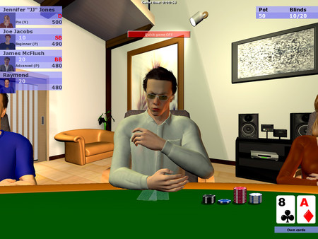 Poker Simulator game for Linux 1